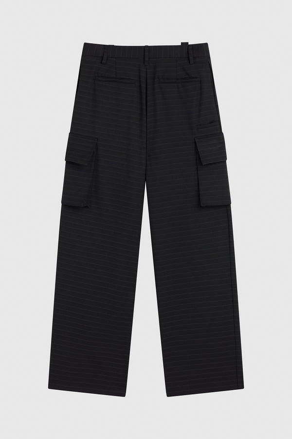 PREMIUM PINSTRIPE CARGO TROUSER