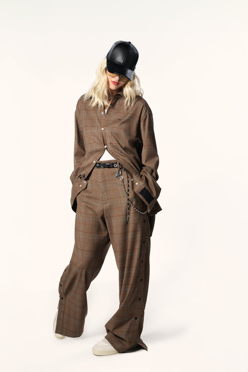 PREMIUM GLEN PLAID TEAR-AWAY TROUSER