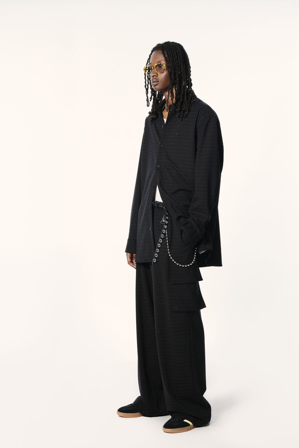PREMIUM PINSTRIPE TAILORED SHIRT
