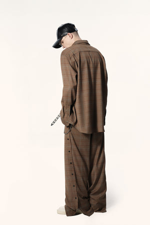 PREMIUM GLEN PLAID TEAR-AWAY TROUSER