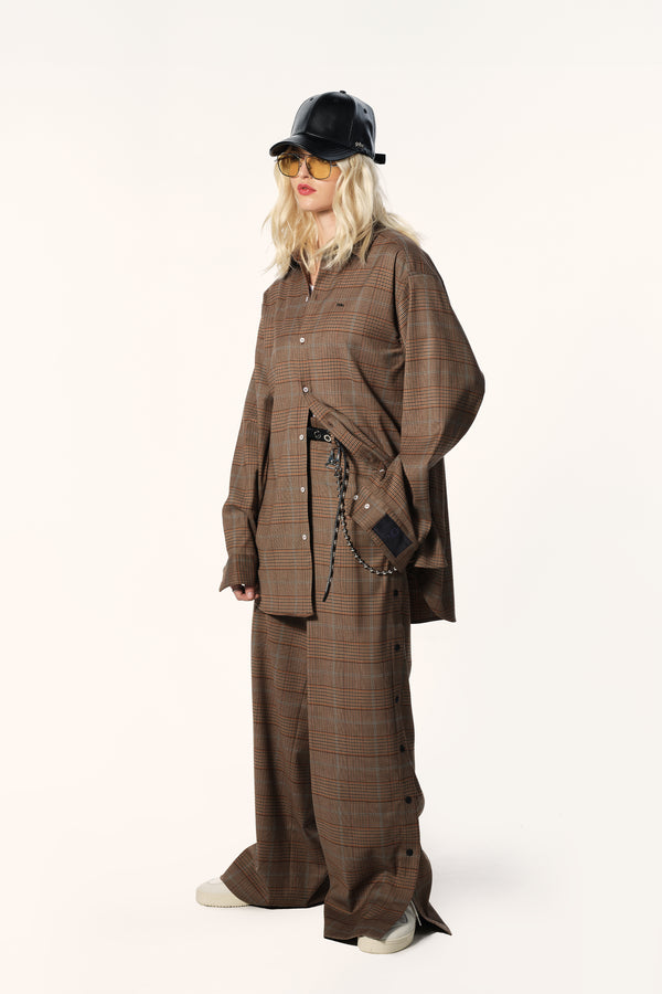 PREMIUM GLEN PLAID TEAR-AWAY TROUSER