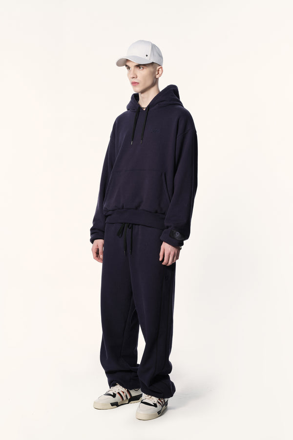 PREMIUM FLEECE JOGGERS WITH SATIN PIPING