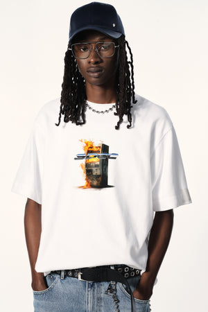 NETWORKED PRODUCT™ F*CK FIAT GRAPHIC HEAVYWEIGHT TEE 9dcc